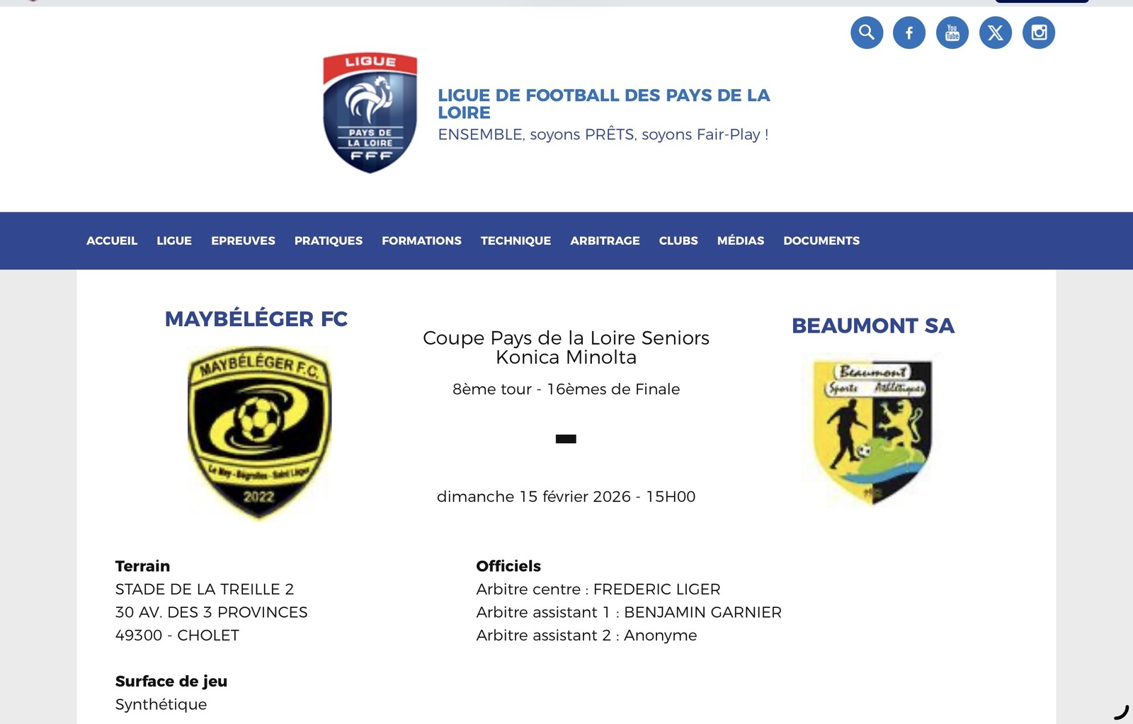 Coupe Pays de la Loire