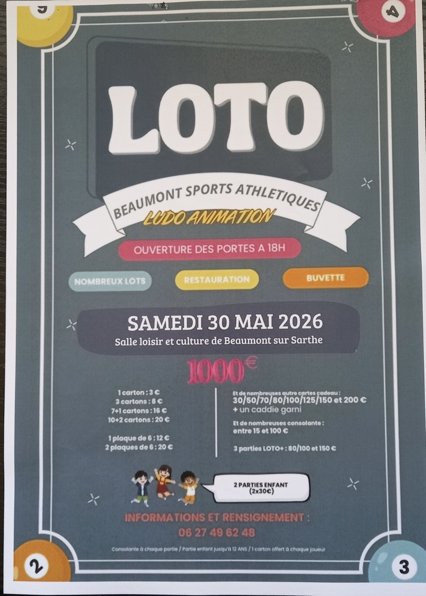 Prochain loto du BSA