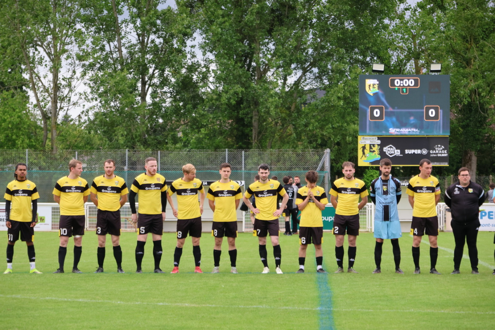 Dernier match de l’équipe 2 contre Pays de Sillé
