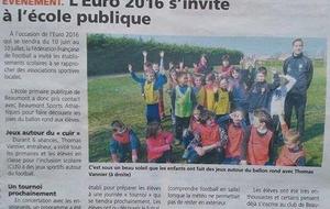 L' EURO 2016 s' invite à l' école publique.