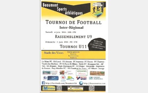 Tournoi Inter-Régional U9/U11    4/5 Juin 2016