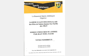 Soirée choucroute complète...