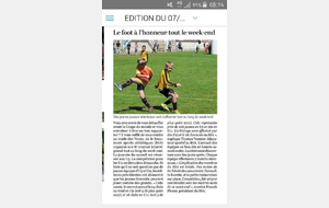 Article Le Maine Libre  (07/06/2018)