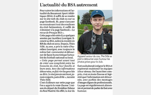 L' actualité du BSA autrement    (article Le Maine Libre)