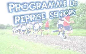 Reprise séniors 2019-2020