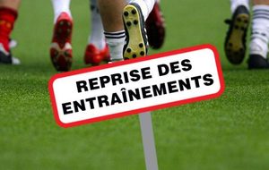 Planning de reprise des entraînements des U7 aux U18