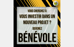 Informations recrutement - Bénévoles