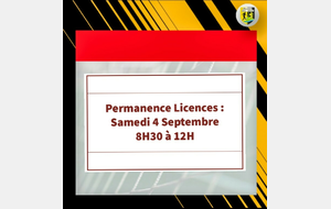 Permanence licences 