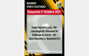 Agenda Sportif du Beaumont SA