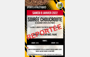 Soirée choucroute reportée