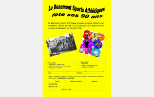 Vous pouvez dès à présent réserver votre soirée pour les 90 ans samedi 4 juin 2022