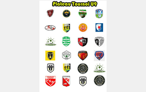 Voici les équipes engagées sur le tournoi U9 du samedi 11 juin 2022 organisé par le Beaumont SA