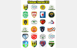 Voici les équipes engagées sur le tournoi U11 du dimanche 12 juin 2022 organisé par le Beaumont SA