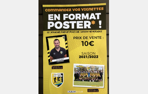 Vente de posters pendant le tournoi U9/U11