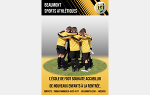 L’école de foot souhaite accueillir de nouveaux enfants 