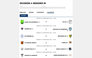 Composition du groupe de 4ème division de district de l’équipe 3