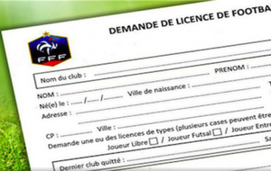 Permanence pour les licences mercredi 7 septembre 2022