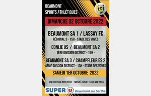 Agenda Sportif du Beaumont SA