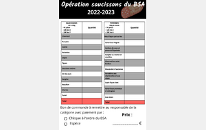 Opération saucissons du BSA