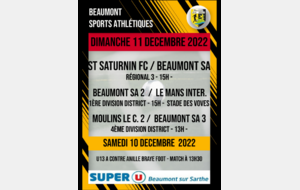 Agenda Sportif du Beaumont SA
