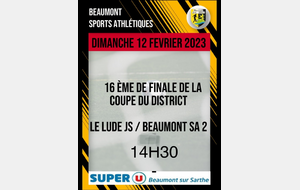 16 ème de finale de la coupe du district 