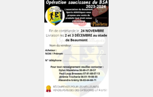 Commandes de saucissons et de terrines