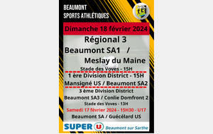 Agenda Sportif du Beaumont SA