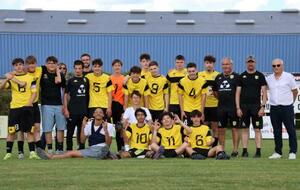 Qualification de nos U18 en 1/4 de finale de Coupe du district