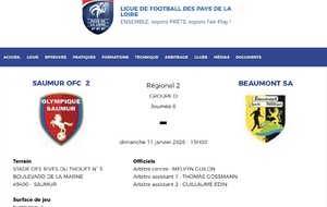 Match en retard de la 8ème journée de championnat