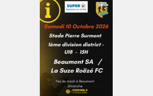 Championnat U18 à Beaumont