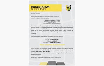 3ème Tournoi Inter-entreprises