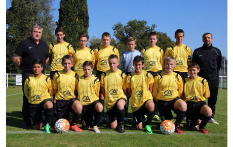 1ère victoire des U15 