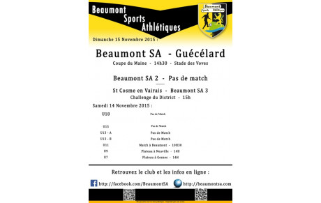 Agenda du 14/15 Novembre 2015