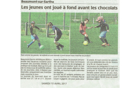 Article Le Maine Libre  (15/04/2017)