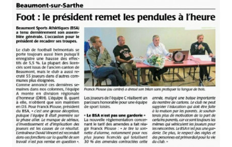 Article Le Maine Libre