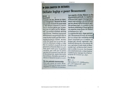 CA Evron - Beaumont SA     3/1  (Q. Habert)