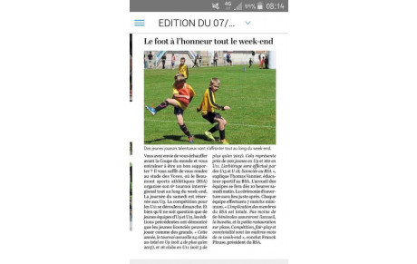 Article Le Maine Libre  (07/06/2018)