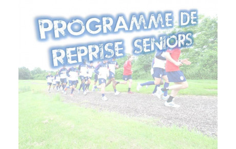 Reprise séniors 2019-2020