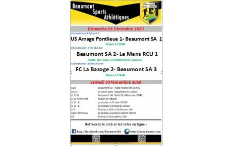 LES RENCONTRES DU WEEK END