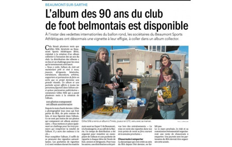 Article Le Maine Libre du 9 février 2022, correspondant Nicolas Bouchereau