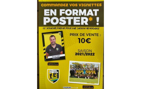 Les posters sont arrivés.