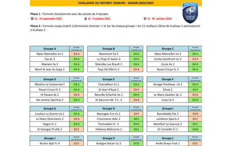 Challenge du district 