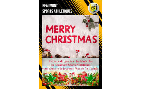 Joyeuses Fêtes de fin d'année