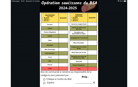 Opération saucissons