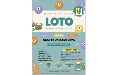 Loto du Beaumont Sports Athlétiques    