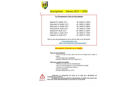 Permanences licences