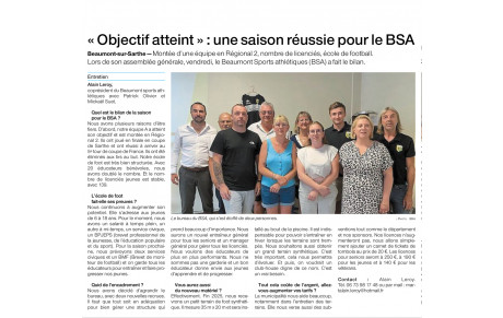 Assemblée générale du Beaumont SA