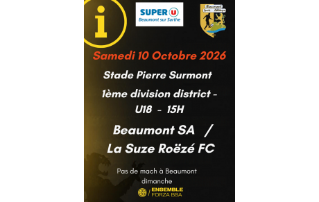 Championnat U18 à Beaumont