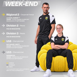 Le Prog' du week-end !  📆 Samedi 26 et Dimanche 27 Septembre.