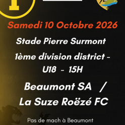 Championnat U18 à Beaumont